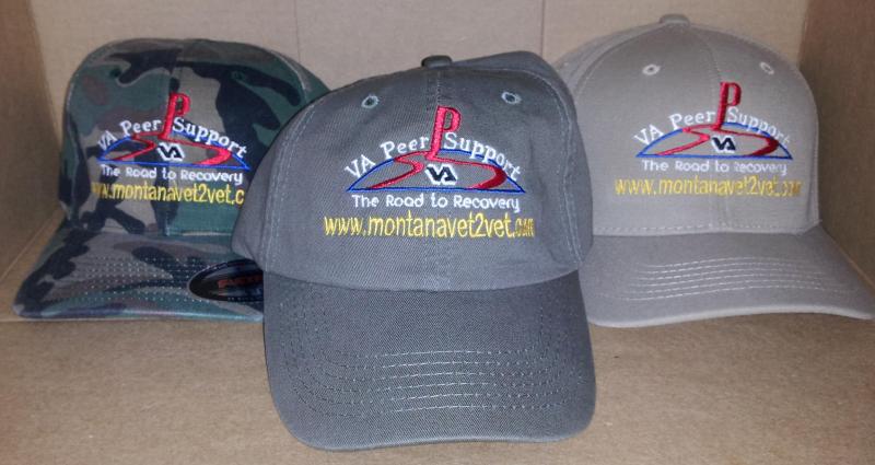 Three Montana Vet 2 Vet Hats